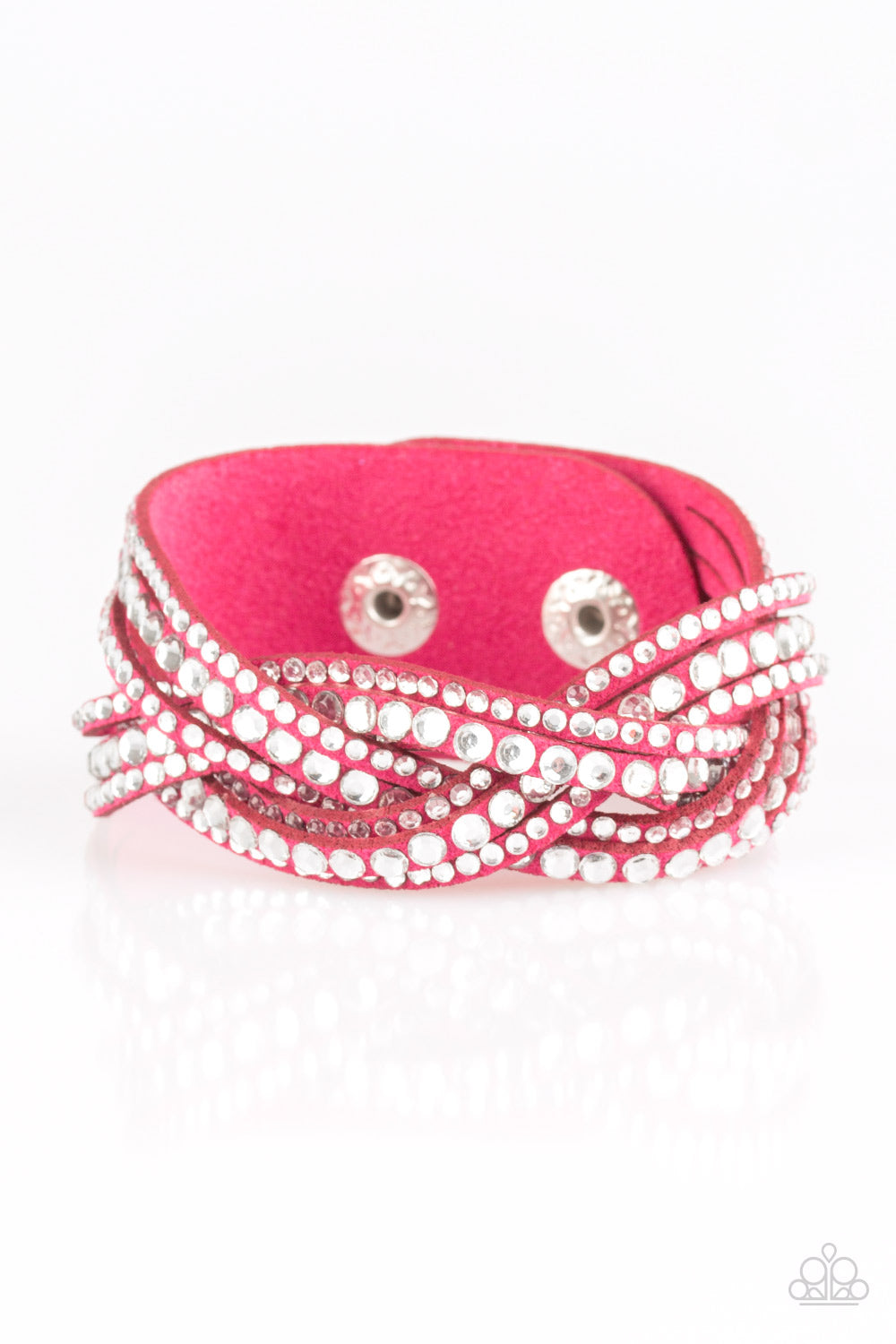 Ladies Pink Leather Wrap Bracelet Personalised / Engraved Free Gift Box &  Card | eBay